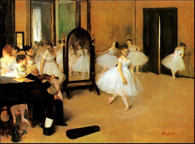 Edgar Degas Dance Class China oil painting art